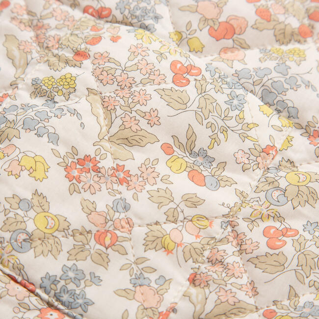 Twister Jacket, Nancy Ann Liberty Print Organic Cotton Lined With Blush Linen - Jackets - 2