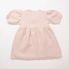 Kiss-Chase Dress, Blush Linen - Dresses - 3