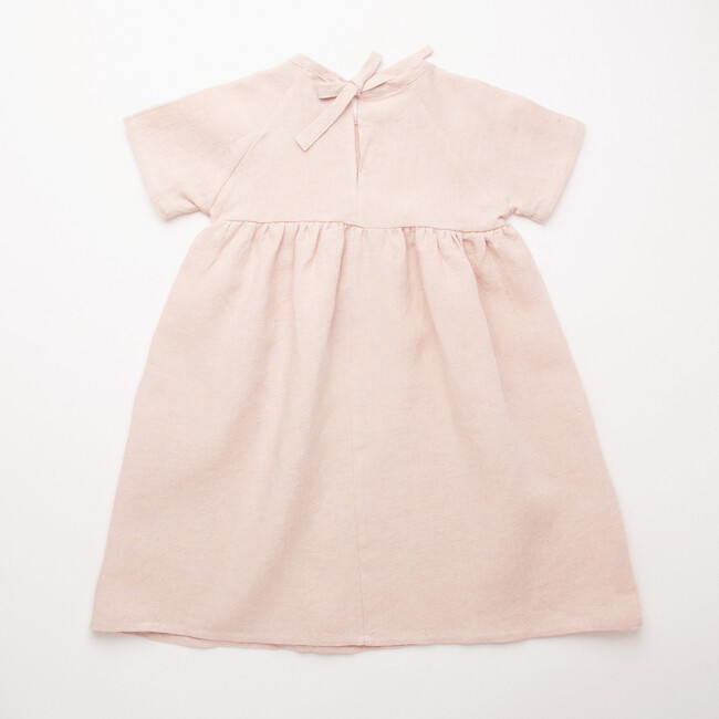 Hopscotch Dress, Blush Linen - Dresses - 3