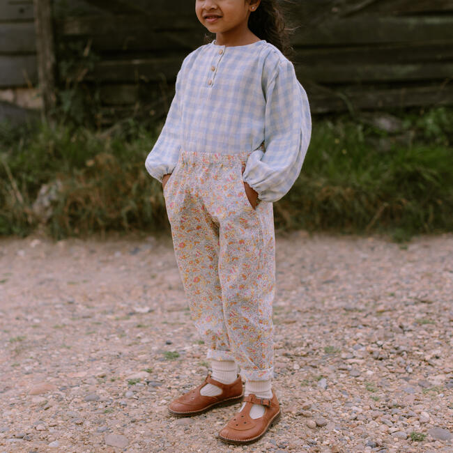 Jumping Jack Trousers, Claire Aude Liberty Print Organic Cotton - Pants - 5
