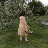 Daisy Chain Dress, Hay Check Linen - Dresses - 5