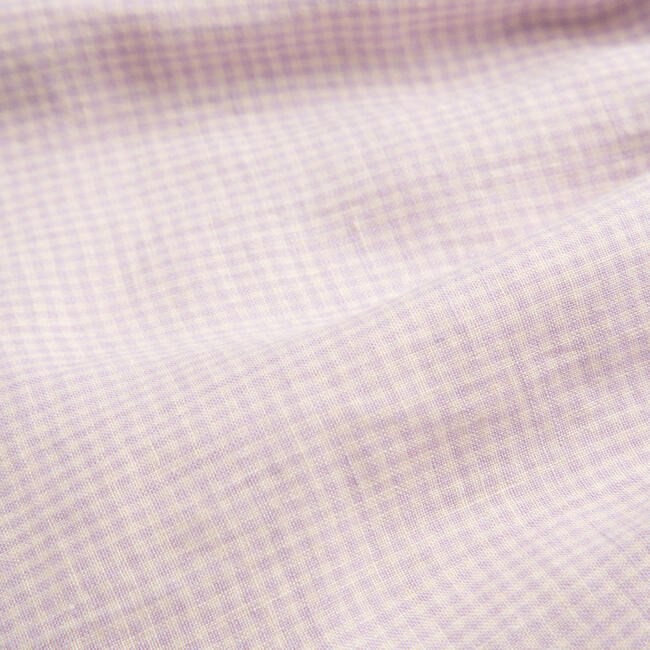 Duck, Duck, Goose Dress, Lavender Check Linen - Dresses - 7