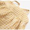 Daisy Chain Dress, Hay Check Linen - Dresses - 6
