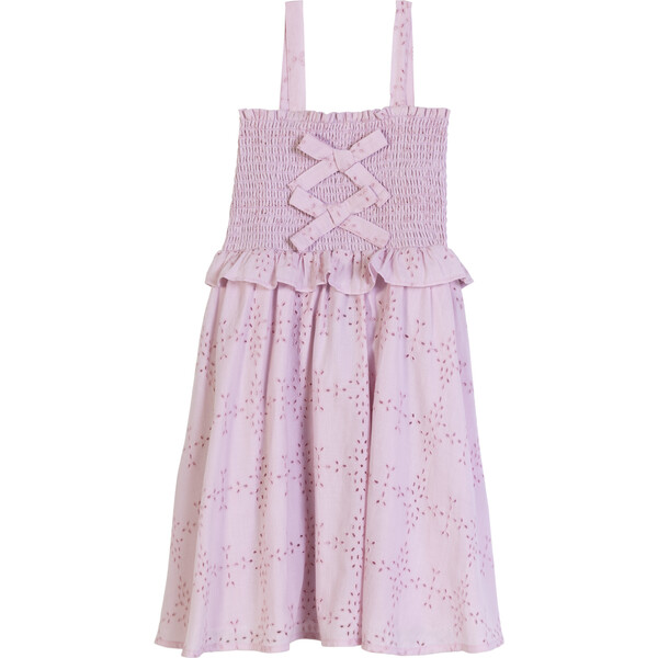 Naomi Dress, Pink Eyelet - Maison Me Dresses | Maisonette
