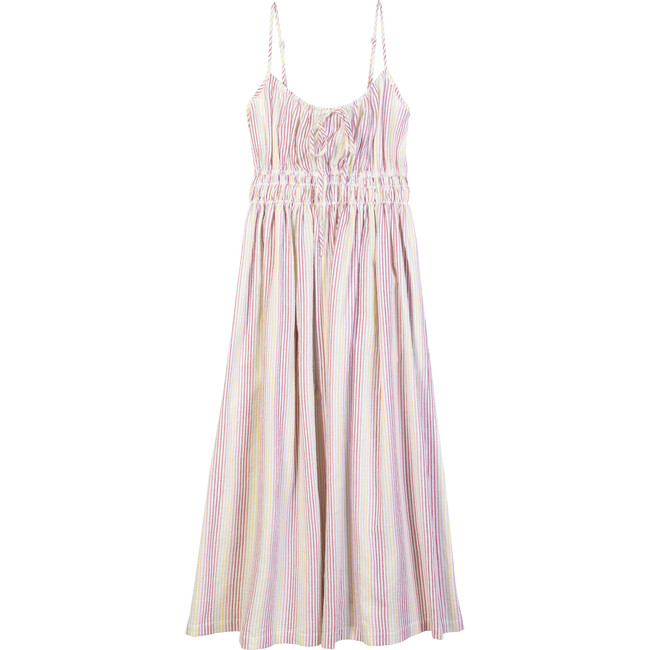 Women's Chrissy Dress, Pink Multi Stripe