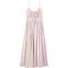 Women's Chrissy Dress, Pink Multi Stripe - Dresses - 1 - thumbnail
