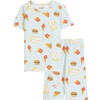 Kenny Short Sleeve Pajama Set, Junk Food - Pajamas - 1 - thumbnail