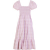 Women's Nicole Dress, Pink Eyelet - Dresses - 2