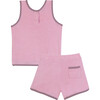 Tate Set, Pink with Pink Gingham Binding - Mixed Apparel Set - 2