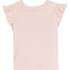 Mary Ruffle Top, Blush Pink - T-Shirts - 2