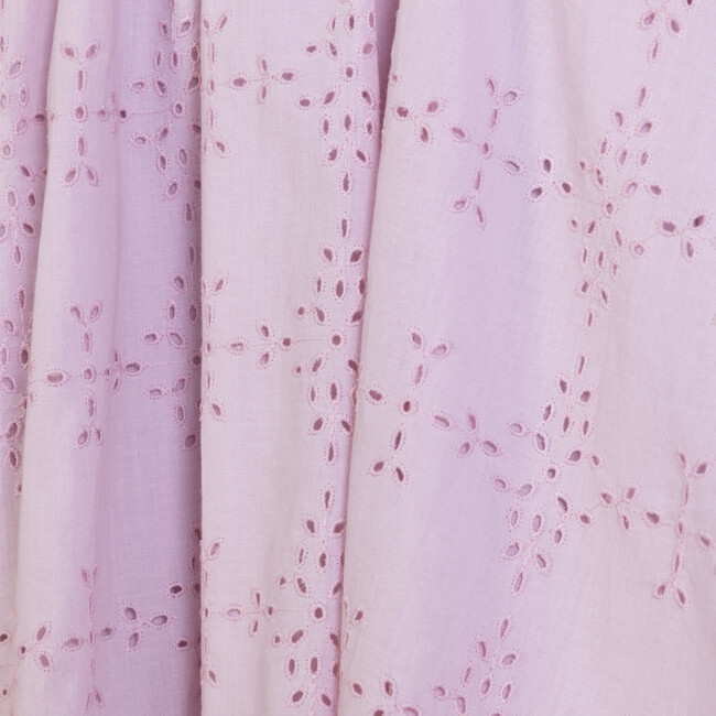 Naomi Dress, Pink Eyelet - Dresses - 4