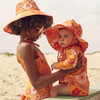 Baby Audrey Sun Hat, Retro Floral - Hats - 3