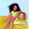 Brooke Cut Out Swimsuit, Neon Yellow & Pink - One Pieces - 4