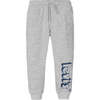 Side Logo Newborn Joggers, Gray - Sweatpants - 1 - thumbnail