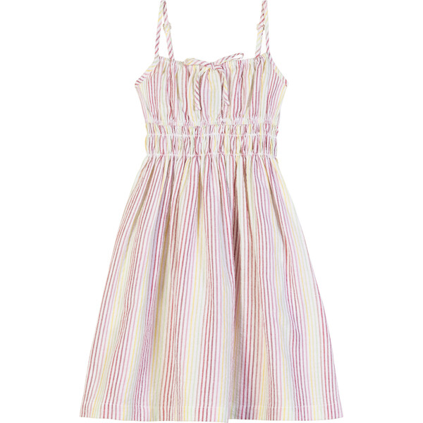 Claire Dress, Pink Multi Stripe - Maison Me Dresses | Maisonette