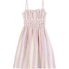Claire Dress, Pink Multi Stripe - Dresses - 1 - thumbnail