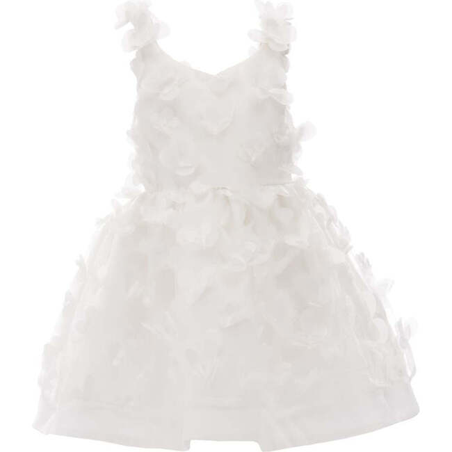 Lago Floral Dress, White - Dresses - 1