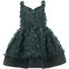 Ravine Floral Dress, Forest Green - Dresses - 1 - thumbnail