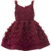 Mariposa Tulle Dress, Burgundy - Dresses - 1 - thumbnail