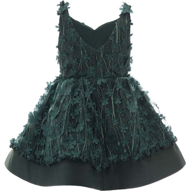 Ravine Floral Dress, Forest Green