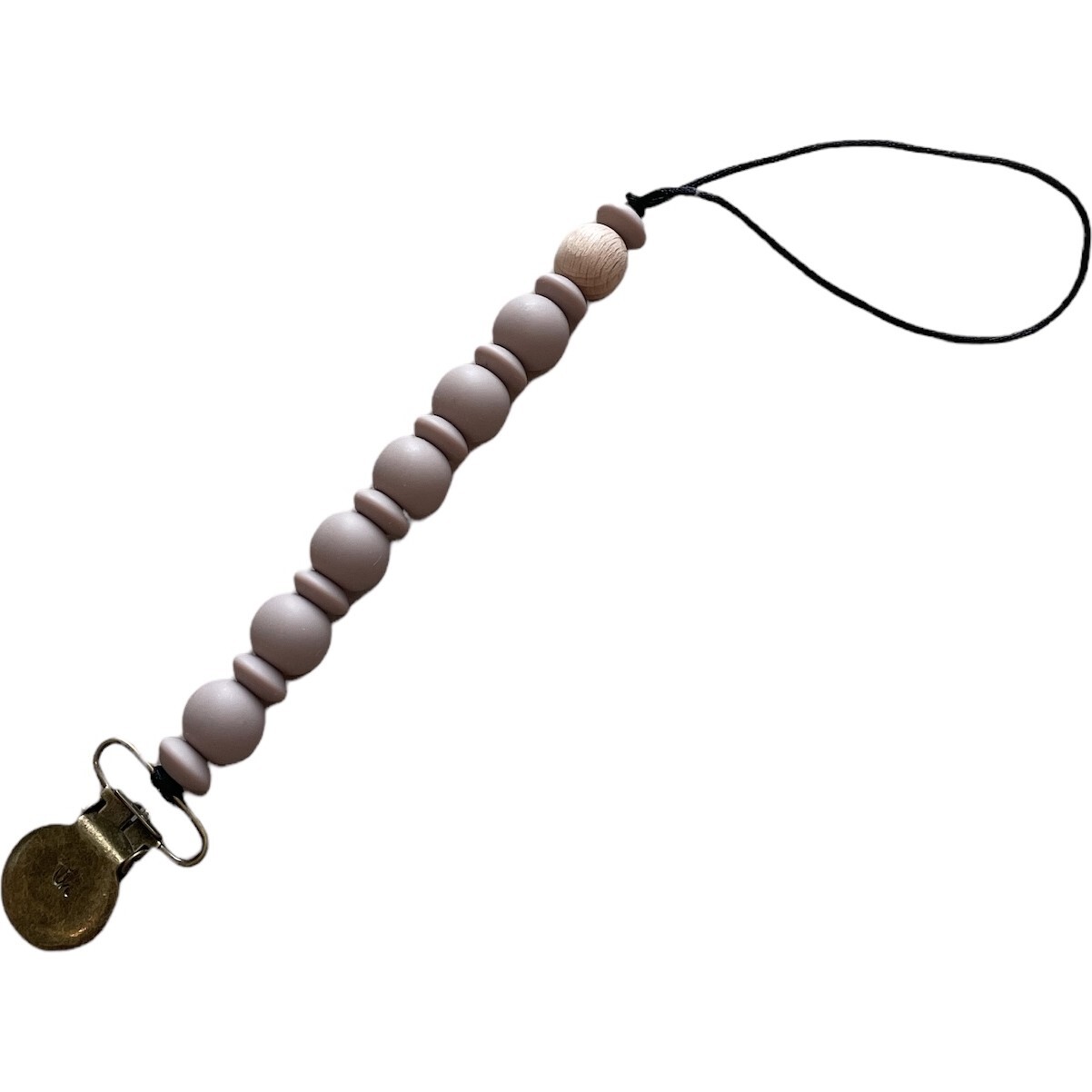 Grande Eden Pacifier & Toy Clip, Fawn - Pacifiers - 1