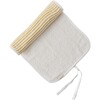 Stripes Away Burp Cloth, Marigold - Burp Cloths - 1 - thumbnail