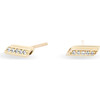 Women's Pasta Pave Penne Posts - Earrings - 1 - thumbnail