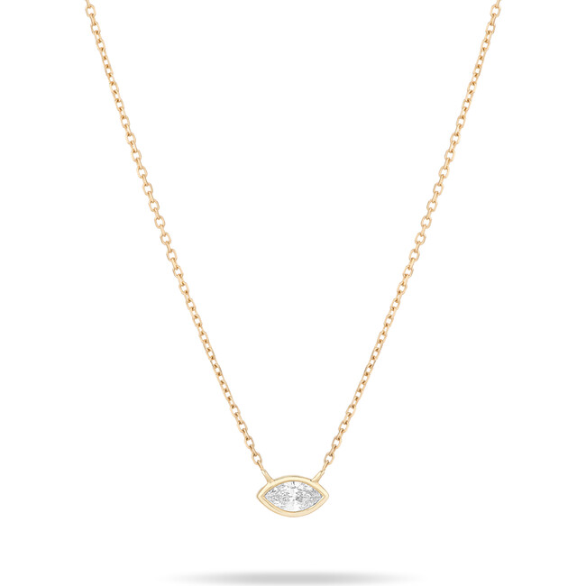 Women's Stacking Diamond Marquise Necklace
