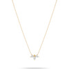 Women's Paris Diamond Half Flower Necklace - Necklaces - 1 - thumbnail