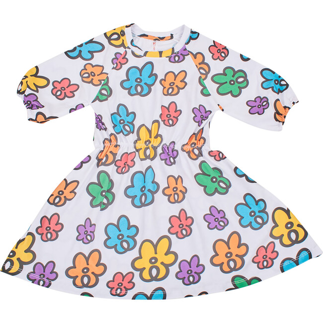 Colorful Flowers Dress - Dresses - 1