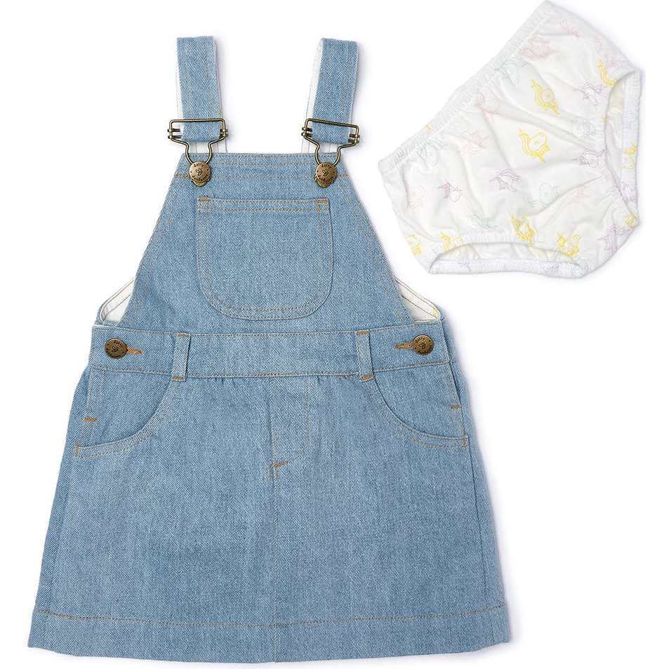 Frugi Baby Girl Doris Dungaree Dress | eBay