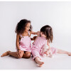 Stripe Pinafore Dress, Classic Pink - Dresses - 2