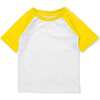 Retro Baseball Short Sleeve Tee, Yellow - T-Shirts - 1 - thumbnail