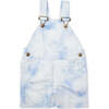 Tie Dye Shorts, Blue - Overalls - 1 - thumbnail