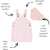 Stripe Pinafore Dress, Classic Pink - Dresses - 4