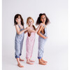 Stripe Overalls, Classic Pink - Overalls - 2