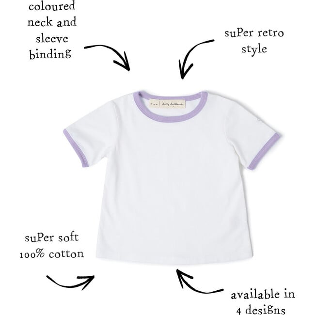 Jack Tee, Lilac - T-Shirts - 3