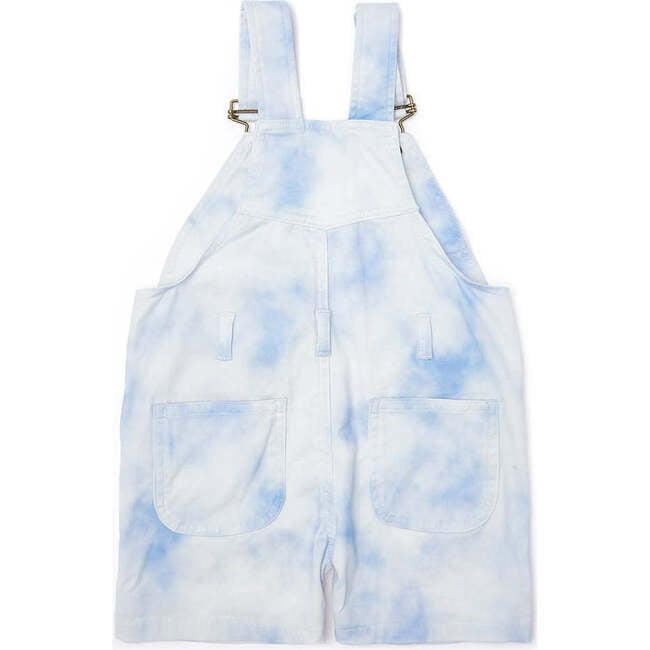 Tie Dye Shorts, Blue - Overalls - 3