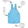 Overall Shorts, Sky Blue - Overalls - 4