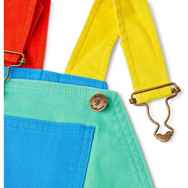 Overall Shorts, Primary Colourblock - Shorts - 4