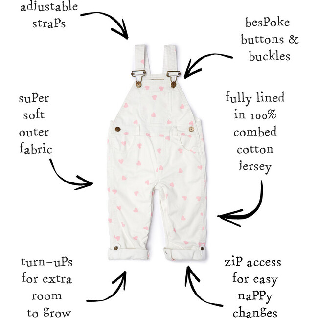 Overalls, Love Heart - Overalls - 6