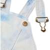 Tie Dye Shorts, Blue - Overalls - 4 - thumbnail