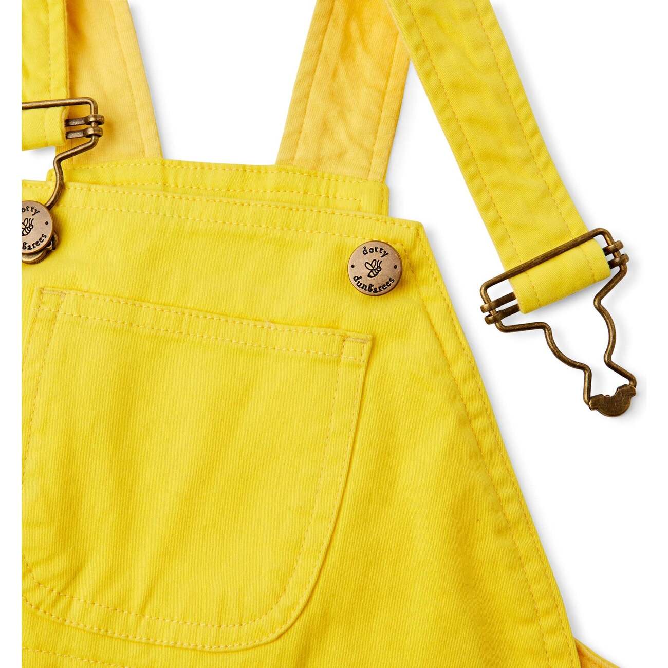 Denim Overalls Sunshine Yellow Dotty Dungarees Rompers Maisonette