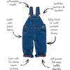 Denim Overalls, Classic Stonewash - Overalls - 6