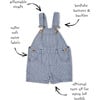 Stripe Overall Shorts, Classic Otto - Overalls - 5