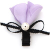 Melissa Hairclip, Purple - Hair Accessories - 1 - thumbnail