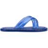 Women's Melissa x Larroudé Cali, Blue - Flats - 1 - thumbnail