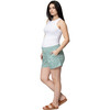 Women's Nice Short, Flower Print - Shorts - 1 - thumbnail