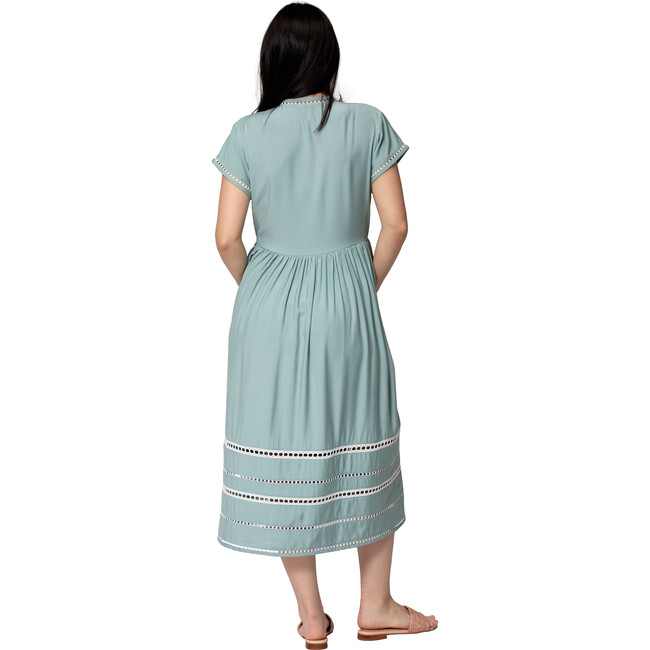 Women's Delphi Dress, Sage Green - Dresses - 3