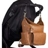 Peek A Boo Hobo Backpack, Tan - Diaper Bags - 5
